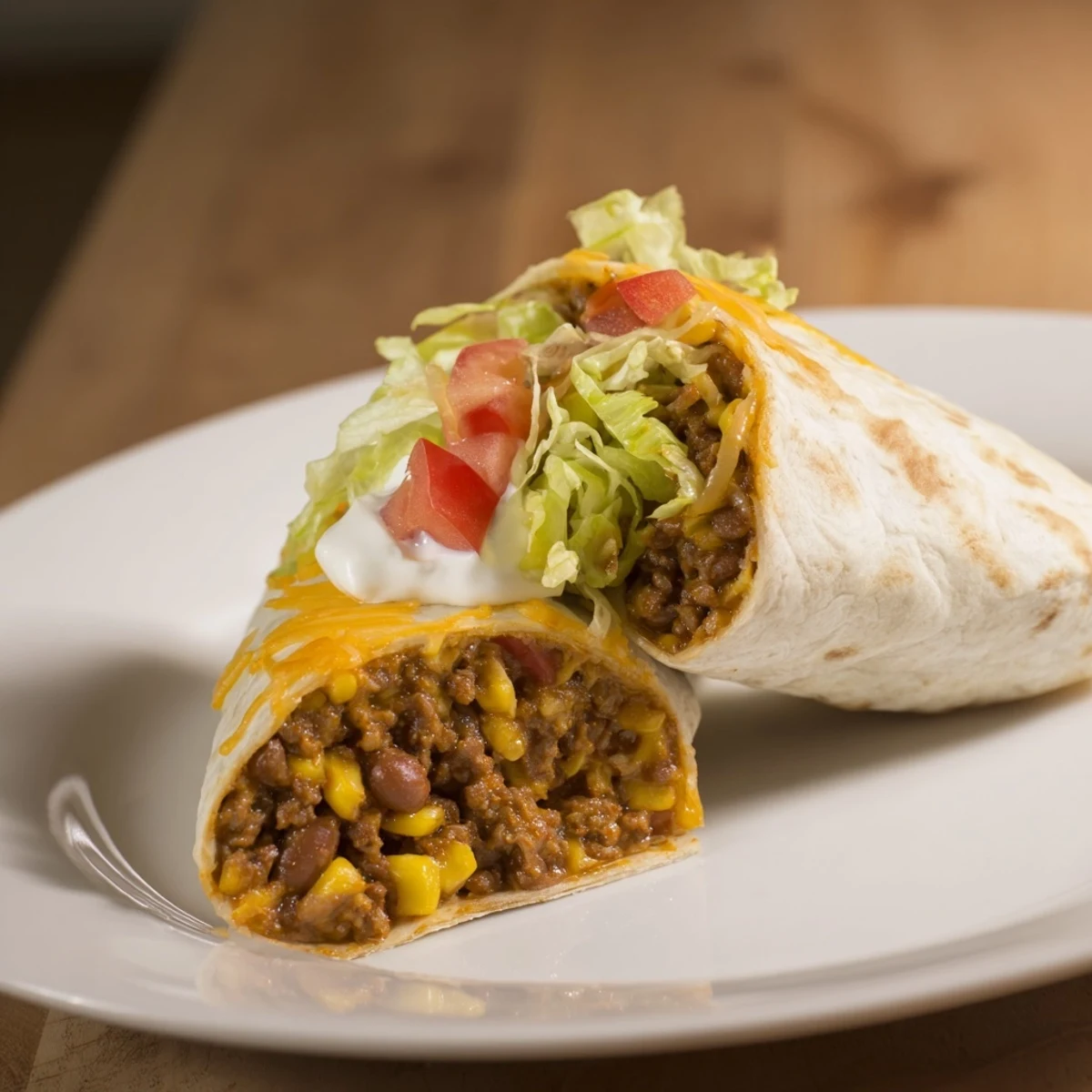 Beef and Bean Burritos