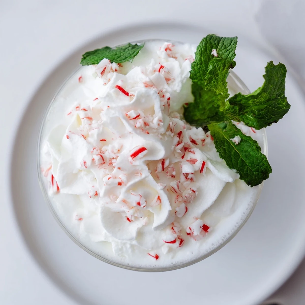 A vibrant close-up of a Peppermint Cool, showing its cool, minty, and refreshing qualities.