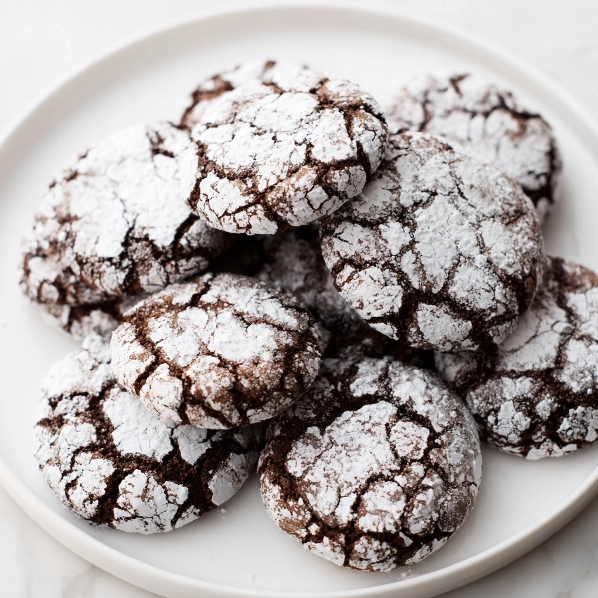 Chocolate Crinkle Cookies