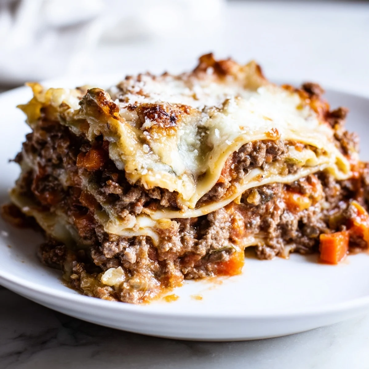 Classic Beef Lasagna Layers