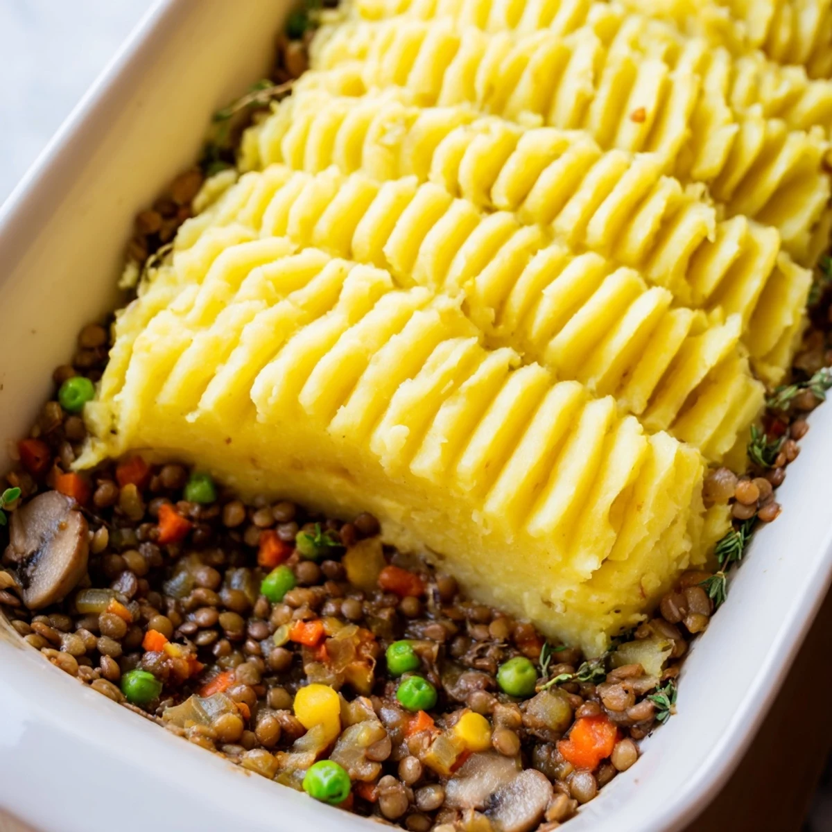 Savory Lentil Shepherds Pie