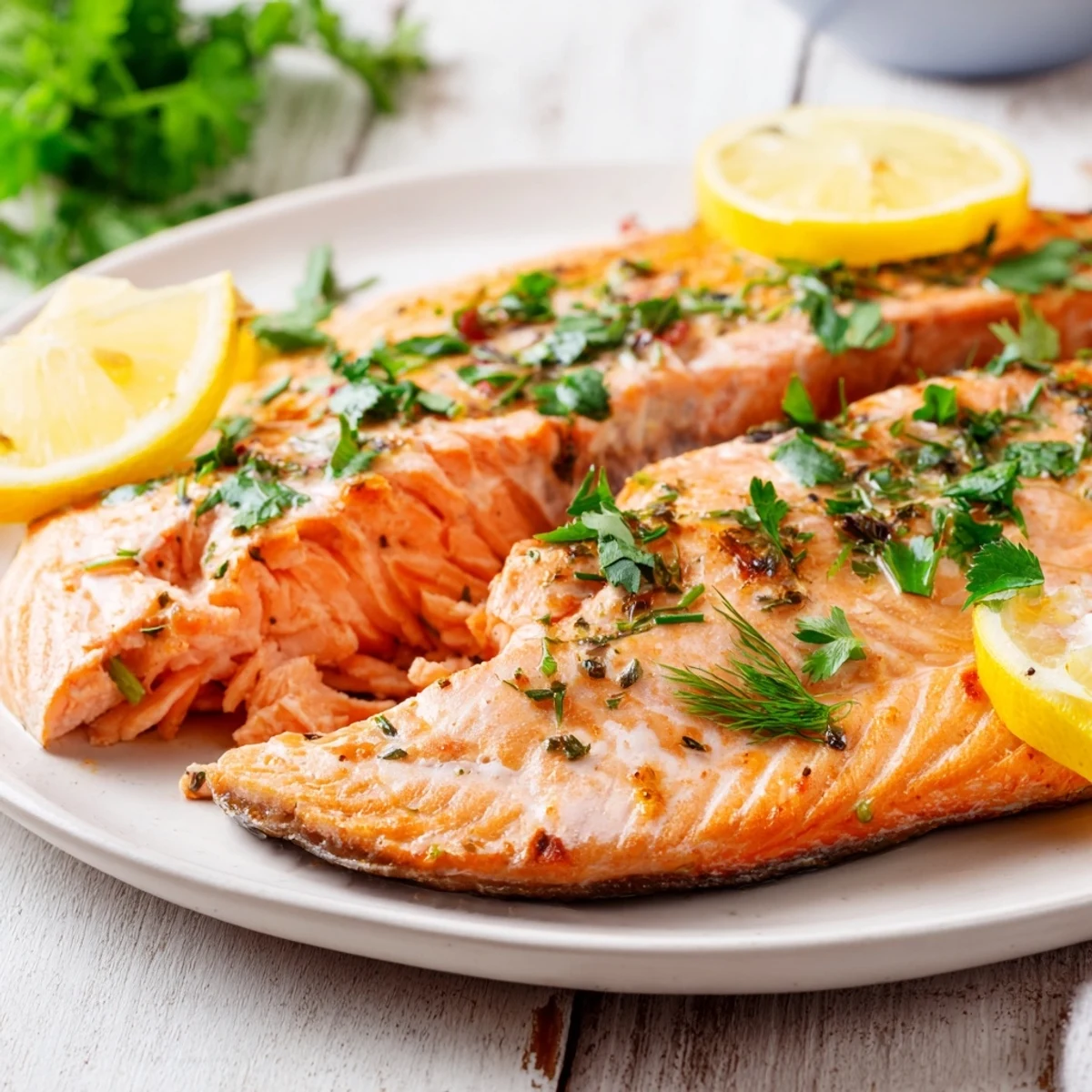 Lemon Herb Roasted Salmon