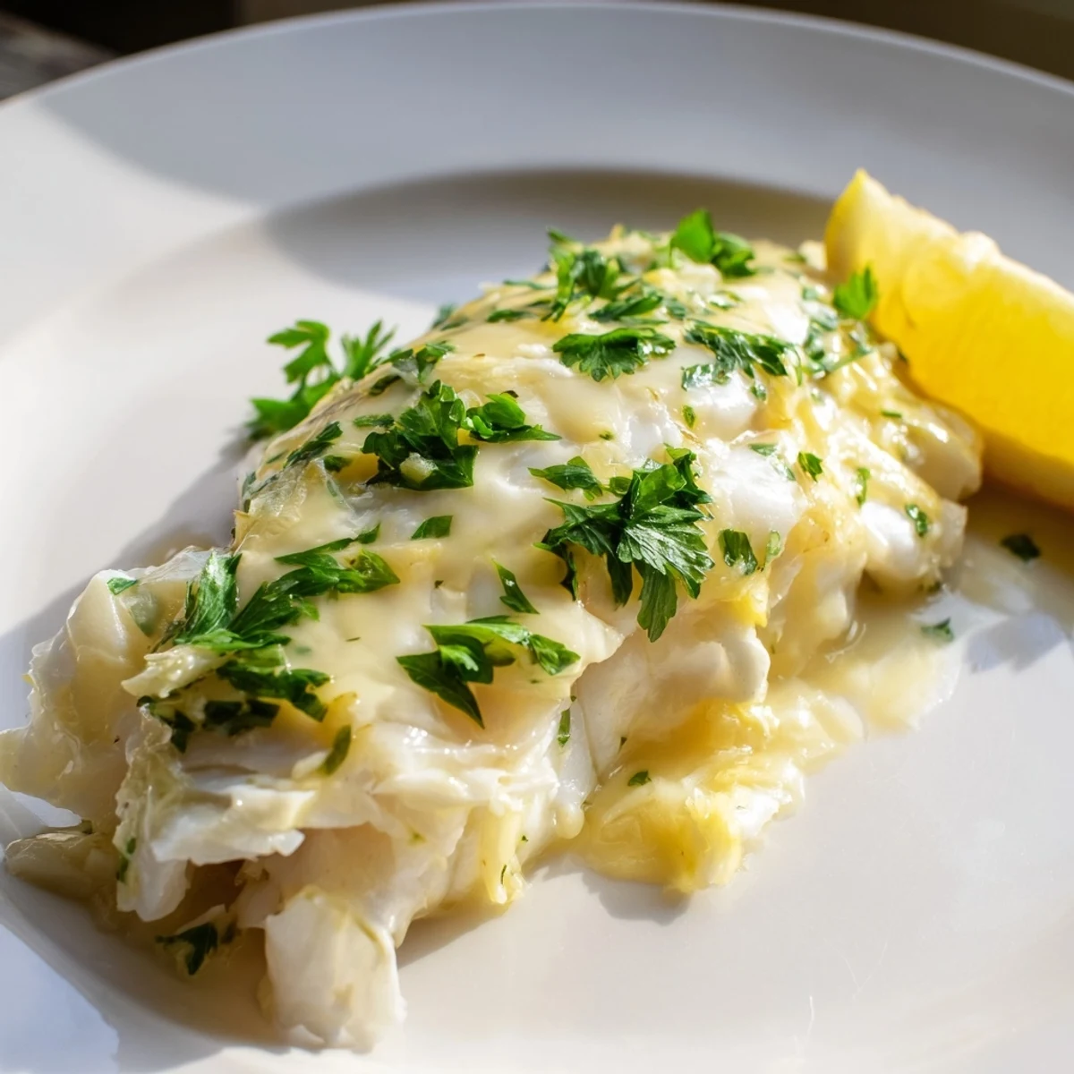 Baked Cod Lemon Butter