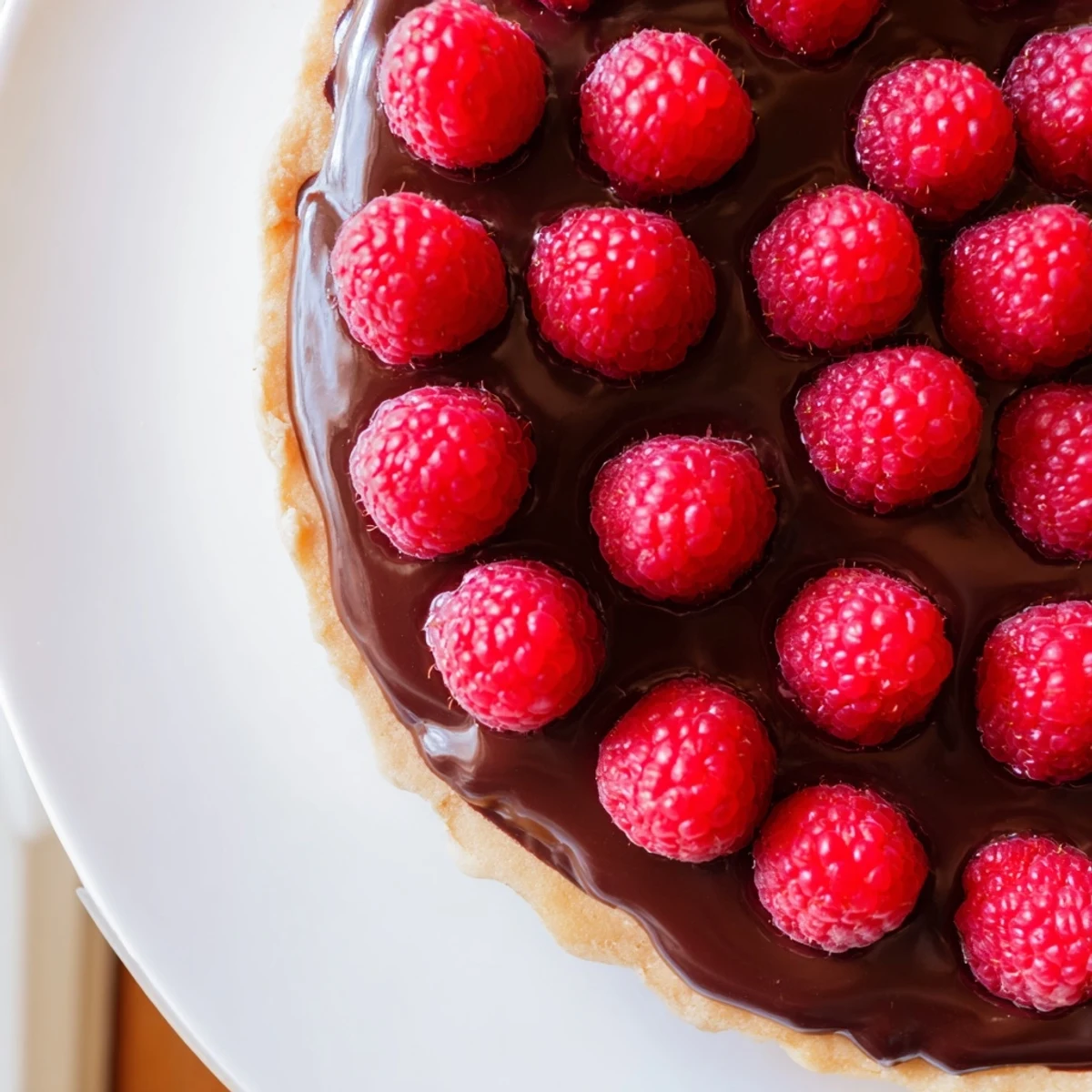 A golden, crisp buttery crust cradles the rich ganache and bright berries of this beautiful Raspberry Tart with Chocolate Ganache.
