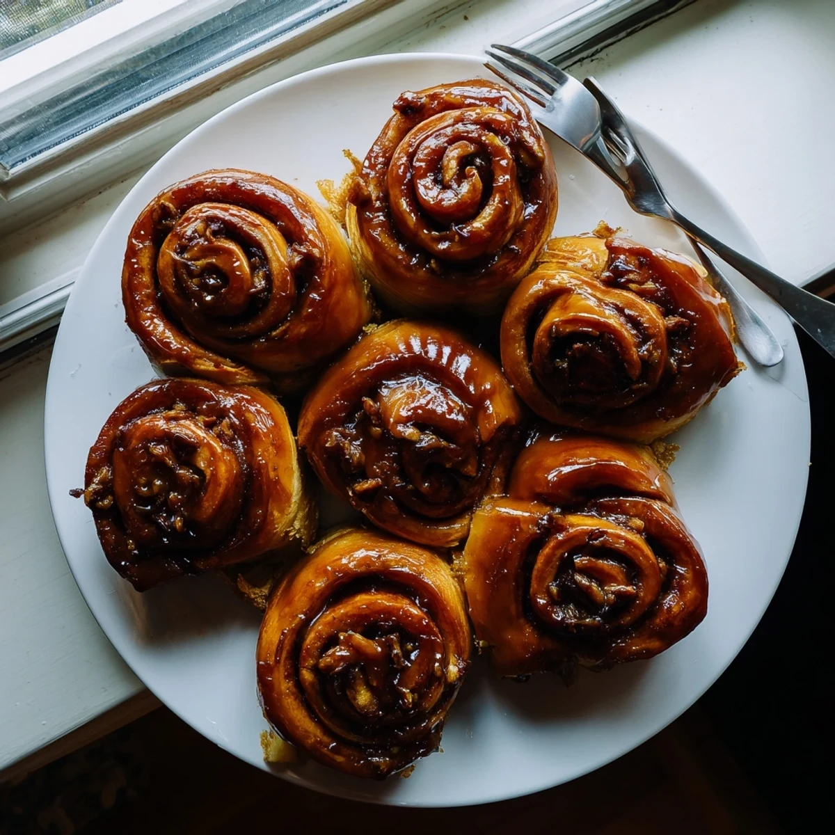 Soft pillowy breakfast pastry swirled with sweet Medjool dates and aromatic Vietnamese cinnamon