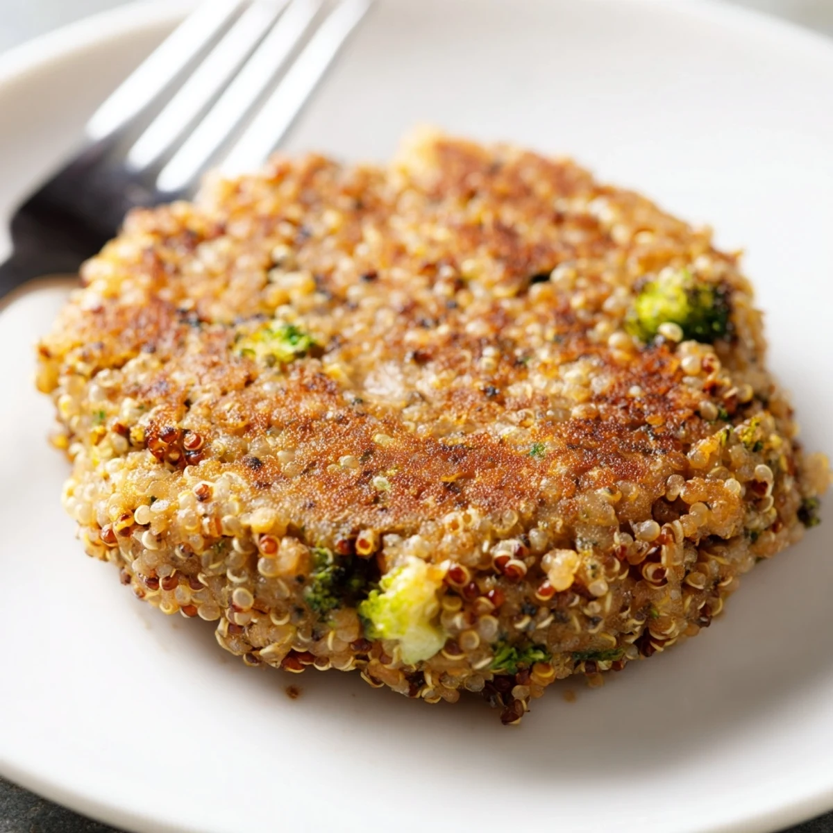 Juicy pan-fried turkey broccoli quinoa patties served on lettuce wraps with creamy avocado slices