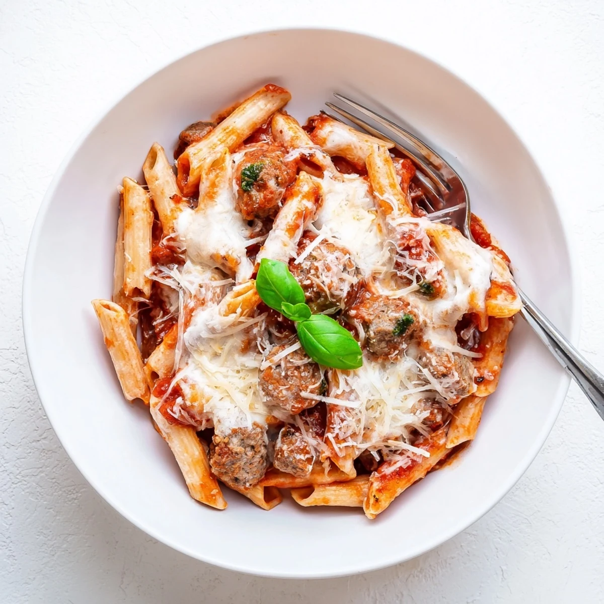 Creamy ricotta and Italian sausage layered through tender slow cooker baked ziti pasta