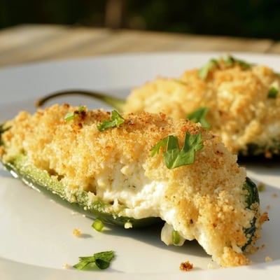 A platter of fresh Spicy Jalapeño Poppers with Cream Cheese Filling offers a spicy kick, perfect for game day parties.
