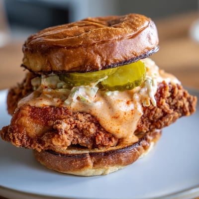 Golden, smoky crust showcasing Spicy Nashville Hot Chicken Sandwiches Recipe To Savor