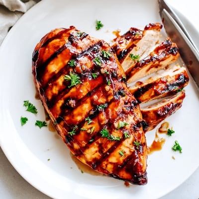 Grilled Cola Glazed Chicken