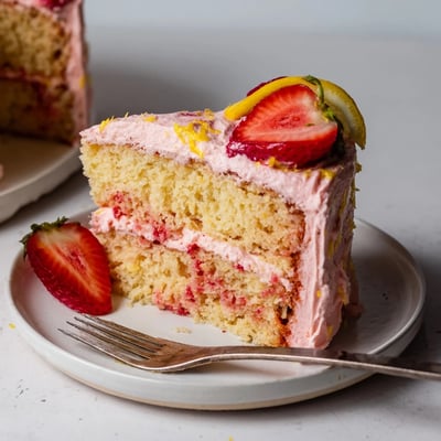 Strawberry Lemonade Cake